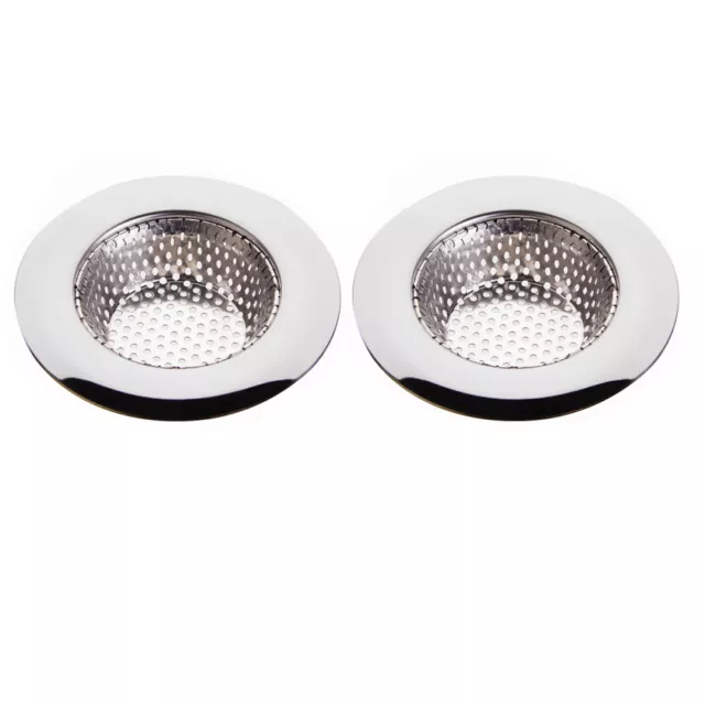 Say Goodbye to Clogs with 2 PCS Sink Strainers Rustproof Drain Filters
