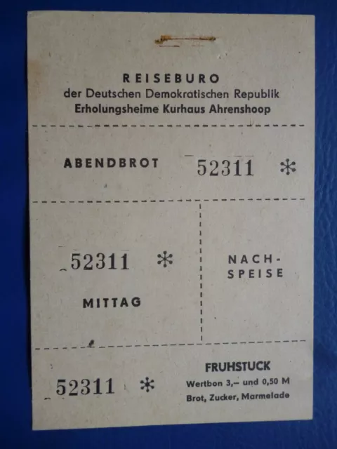 DDR-Ersatzgeld, Kurhaus Aarenshoop, Wertmarken, Huschka HG 1.2