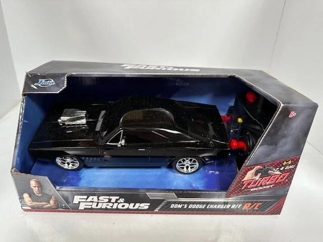 Dodge Chargeur R/T 1970 Noir Fast & Furious avec Figure