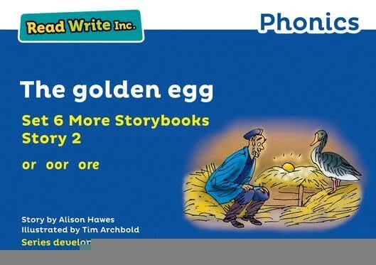 READ WRITE INC. Phonics: The golden egg (Blue Set 6A Storybook 2) By ...