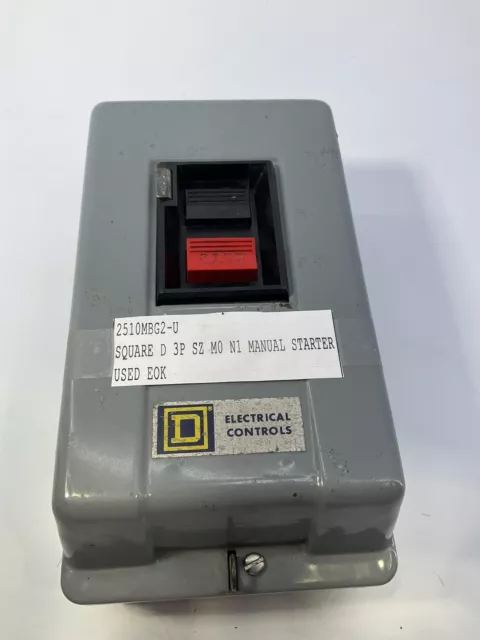 Square D 2510 MC03 Size M-1 Manual Motor Starter