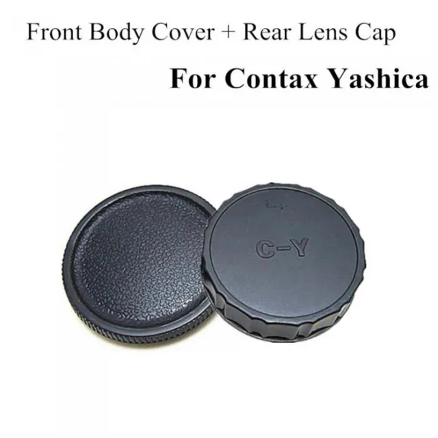 Body And Rear Lens Caps For Contax/Yashica C/Y Mount UK Seller