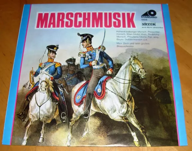 Langspielplatte Max Zech und sein großes Blasorchester - Marschmusik