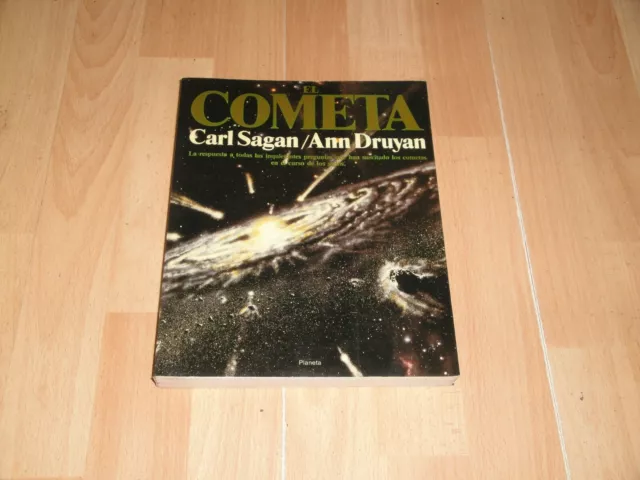 El Cometa De Carl Sagan Libro 1ª Edicion De Editorial Planeta Del Año 1986