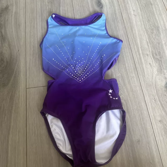 Little Stars Gymnastics Leotard Ombré Size CLA