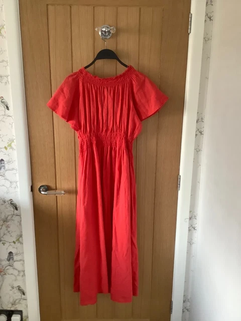 zara red linen dress Zara Woman Mini Draped Linen Dress Asymmetric Hem Red 2572/312