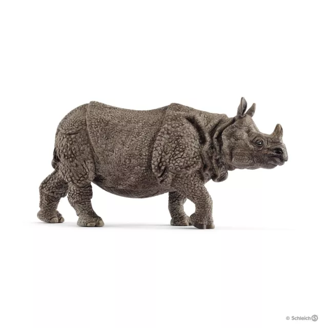 RINOCERONTE INDIANO 2018 animali in resina SCHLEICH miniature 14816 Wild Life RH