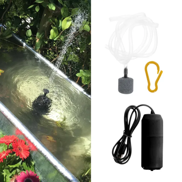 Mute Oxygen Aerator Mini Strainer Portable Air Pump Small Water Aquarium