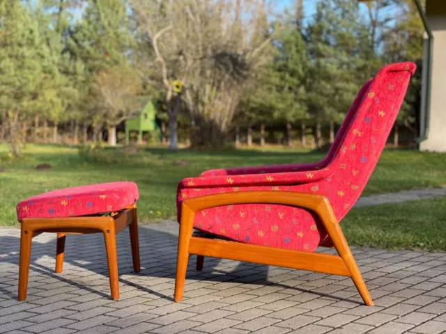 Mid Century Swedish 'Profil' Lounge Chair by Folke Ohlsson for Dux
