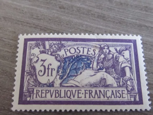 France Stamp Timbre Yvert N° 206 " Merson 3F Violet Et Bleu " Neuf