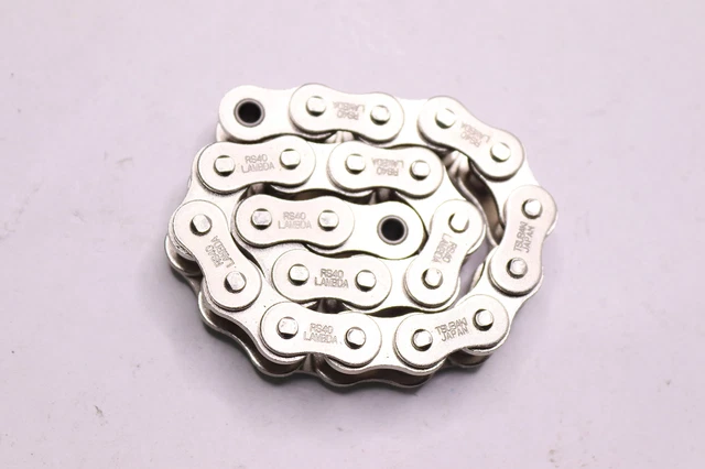 Tsubakimoto Lambda Chain NP Series Steel # 40 RS40-LMDNP-1-MCJL