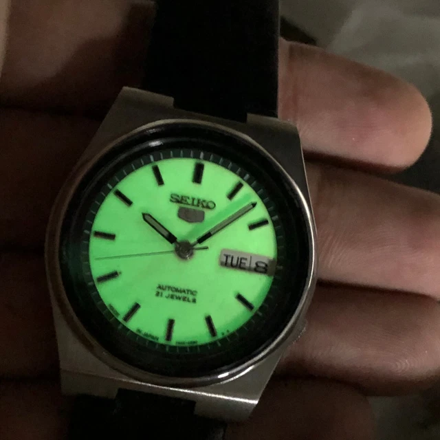 VINTAGE SEIKO 5 7S26-0530 Day Date Automatic Japan Made Mens Wrist ...