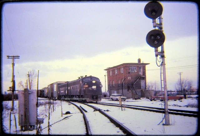 Railroad Slide Penn Central PC 1787 "OC Puller" Stanley Tower Toledo OH 1974