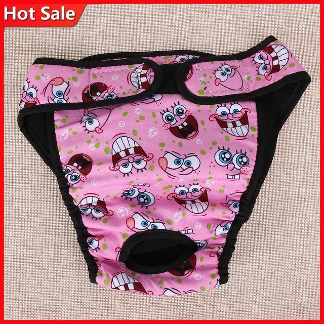 Pets Physiological Pants Pantalones de higiene menstrual para perras (Rosa S)