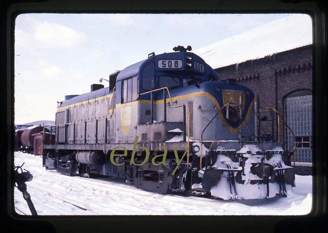 Orig Slide Delaware & Hudson D&H #508 Alco RS3m 1984