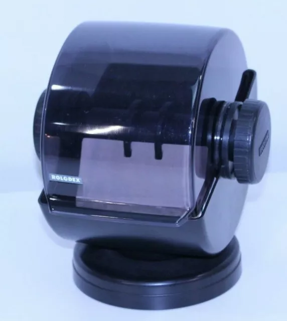 VTG Rolodex NSW-24C Made USA Rotating Cards Dividers Office Desk Swivel File GUC