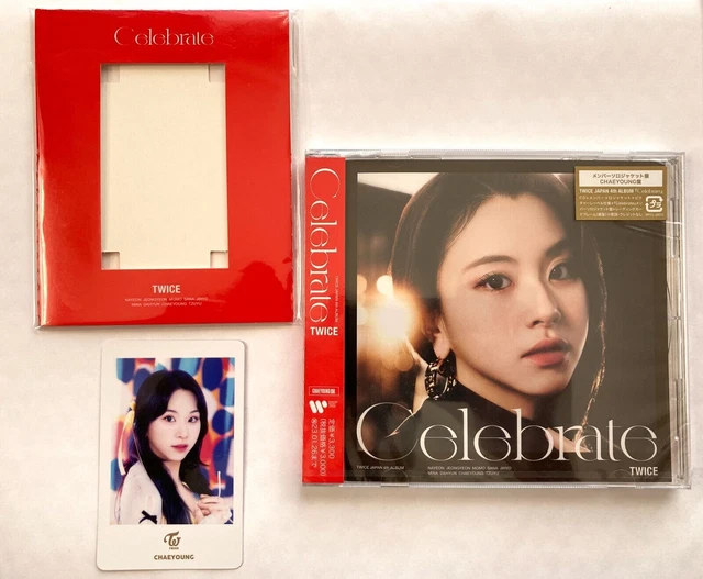 TWICE Chaeyoung Celebrate Official Solo Jacket CD, Photocard & PC Frame Set