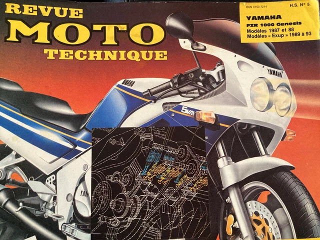 REVUE TECHNIQUE MOTO n° HS 5 YAMAHA FZR 1000 GENESIS 87/88 EXUP 89/93