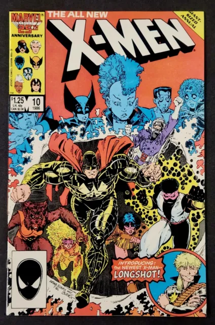 ALL NEW X-MEN GIANT ANNUAL #10 (1986) 1st app. LONGSHOT Marvel NM FREE SHIPPING