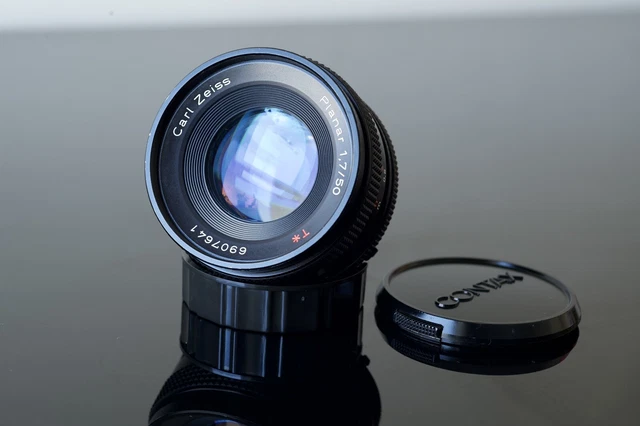 Contax Zeiss MMJ 50 mm 1,7 planares Prime Objektiv Carl Yashica Objektiv C/Y