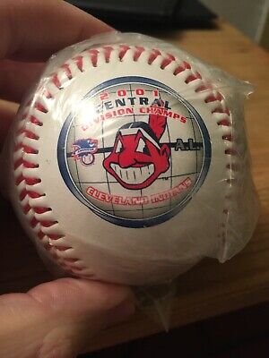 MLB baseball Palla Cleveland Indians Limited Edition New Champions 2001