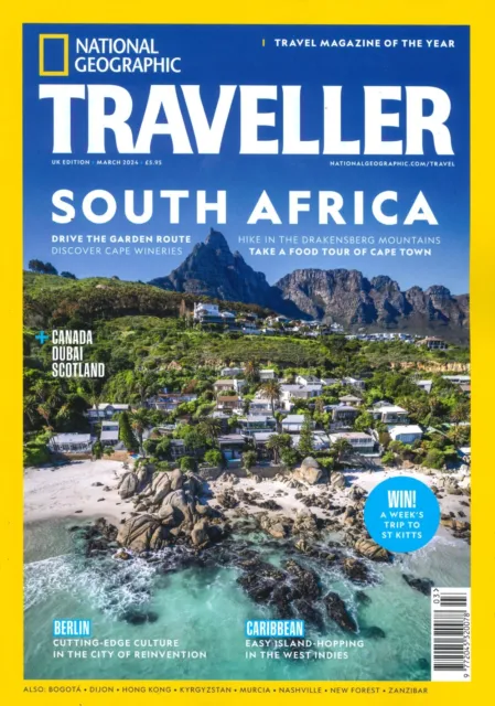 National Geographic Traveller Magazine: Südafrika, Kanada, Dubai, März 2024