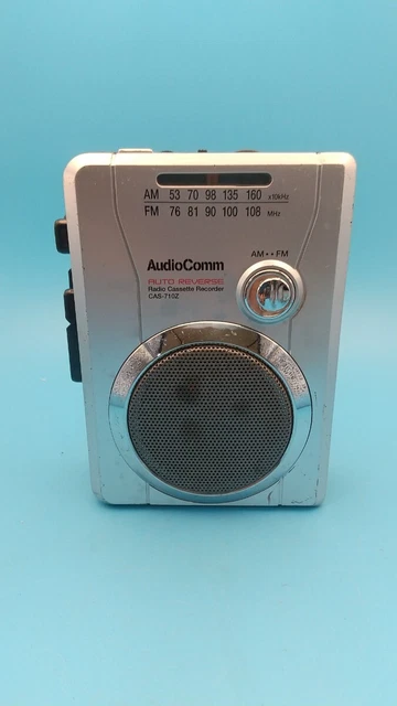 AUDIO COMM CAS-710Z Ohm Electric Am/Fm Radio Cassette/Operating Ok $53. ...