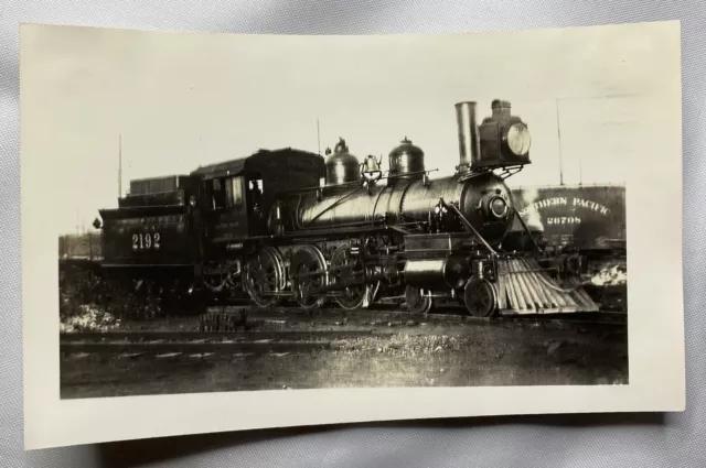 Vintage Photograph 1900’s Locomotive Train 2192 Southern Pacific Lines Eugene OR