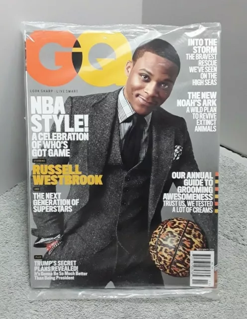 RUSSELL WESTBROOK  GQ Magazine November 2016 No Label SEALED