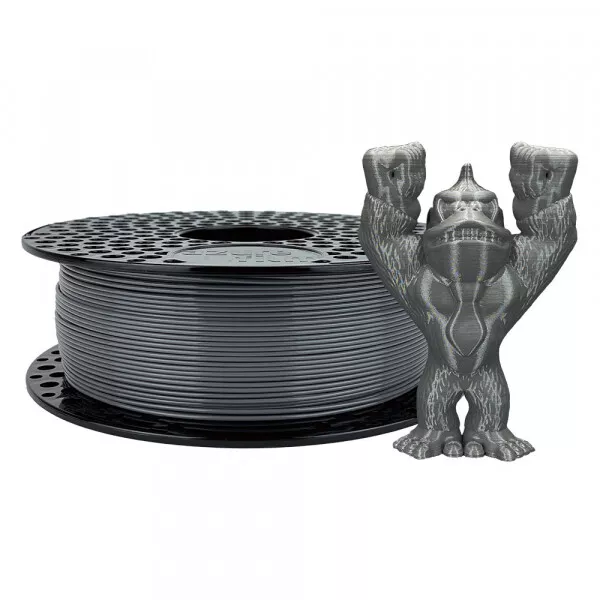 Azurefilm Grey PETG High Strength 1.75mm 3D Printer Filament 1KG Spool