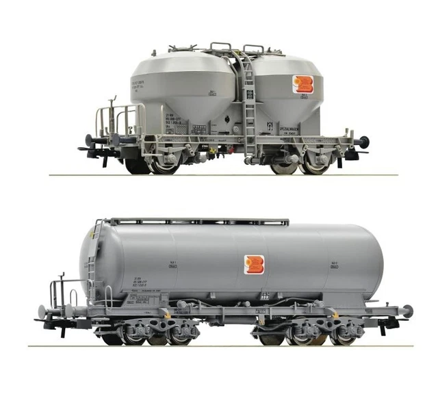 ROCO 64084 HO PCE 2 Salonwagen 2両セット【ジャンク】thh110705
