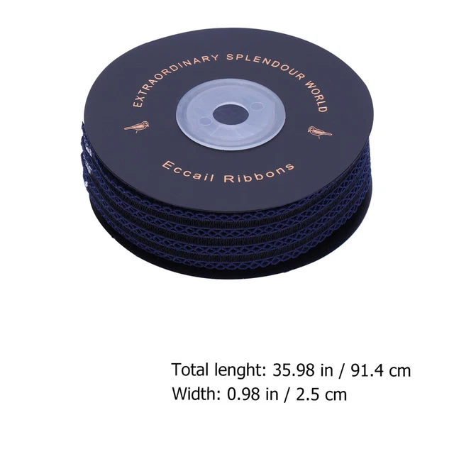 2x Urlaub Weihnachten Band Spitze Trim Stoff Geschenk Verpackung Band 6