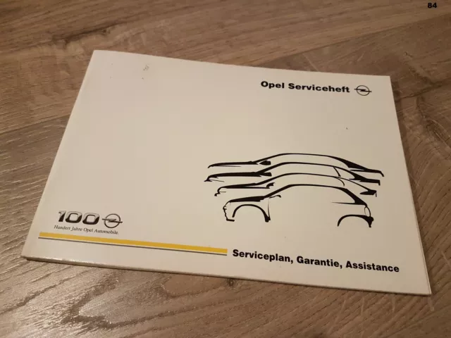 NUOVO libretto assegni Opel libretto di servizio stand 1999 bianco vuoto Corsa Astra Zafira Vectra