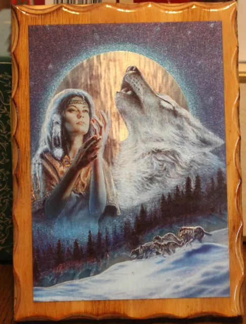 Wolf Picture; 7 x 5 Inches