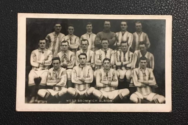 West Brom Team Trade Card by Pluck 1922. Series Famous Football Teams No. 7