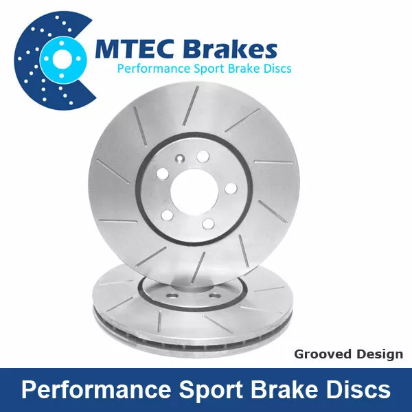 Mtec Front Brake Discs Pair 295Mm: For Subaru Impreza Gda Gga Wrx Jdm 2001-2007 3