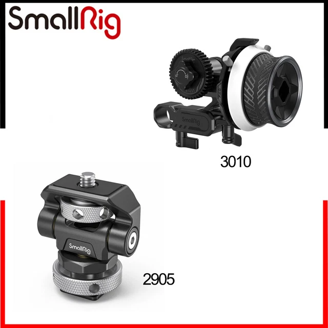 SMALLRIG SWIVEL AND Tilt Adjustable Monitor Mount + Mini Follow Focus £