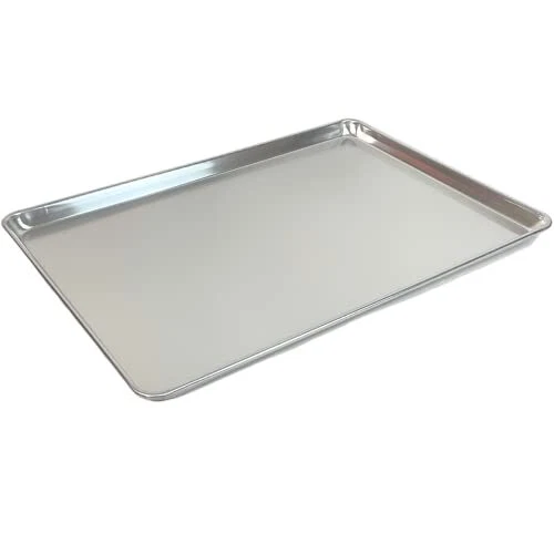 FSE Commercial Sheet Pan Full Size 12-Gauge Aluminum Bun Pan 18" x 26" x 1" H...