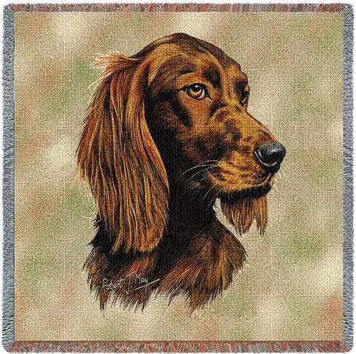 Lap Square Blanket - Irish Setter by Robert May 1140 IN STOCK