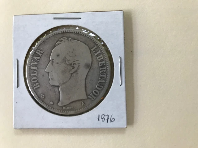 🇻🇪 VENEZUELA, 1876A Venezolano  Y16