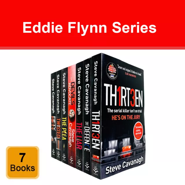 Eddie Flynn Series 7 Books Collection Set by Steve Cavanagh | Devil's Advocate