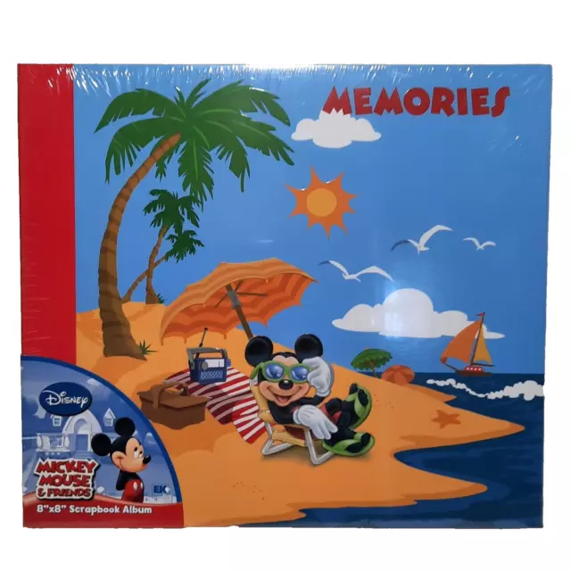 Álbum de recortes de recuerdos de Disney Mickey Mouse & Friends nuevo sellado