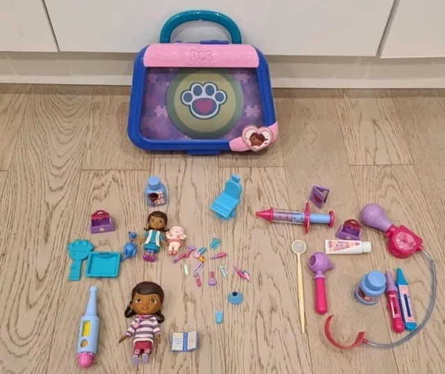 DISNEY Doc McStuffins Doctor's Hospital Purple Bag Set BUNDLE Christmas Gift 🎁