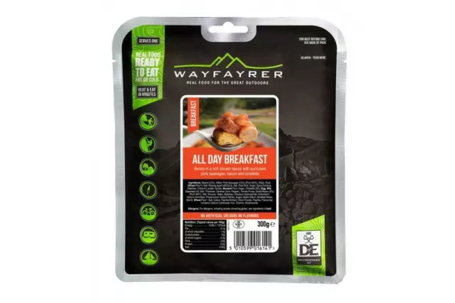 Wayfayrer Foods - Heat in the Bag Meal  - All Day Breakfast