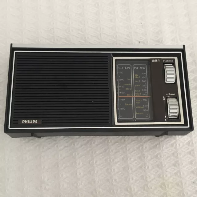 PHILIPS - radio vintage portable RL221 - ⚠️pour pieces⚠️