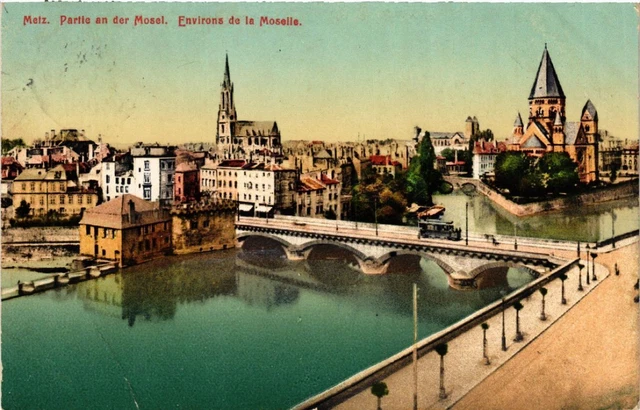 CPA AK METZ - game on the Moselle - approx. de la MOSELLE (455269)