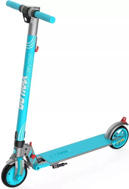 Gotrax Kids Electric Scooter, Max 9.4/12MPH Speed & 7/10 Miles Range,Solid Wheel