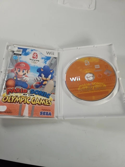Mario & Sonic ai Giochi Olimpici Nintendo Wii manuale videogiochi sportivi PAL 4