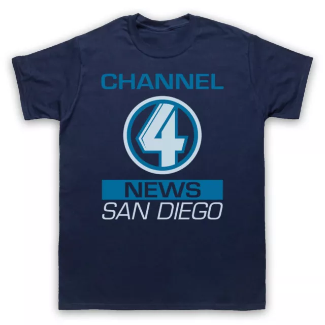 Anchorman Unofficial Channel 4 News San Diego Logo Film Mens & Womens T-Shirt