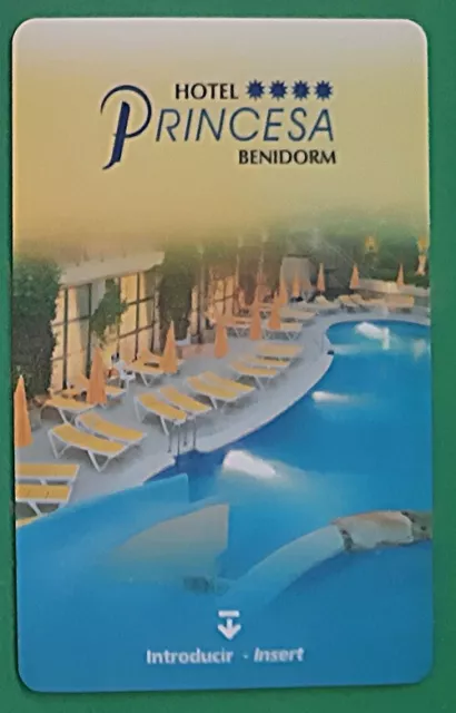 SPAIN Hotel RH Princesa Alicante room keycard